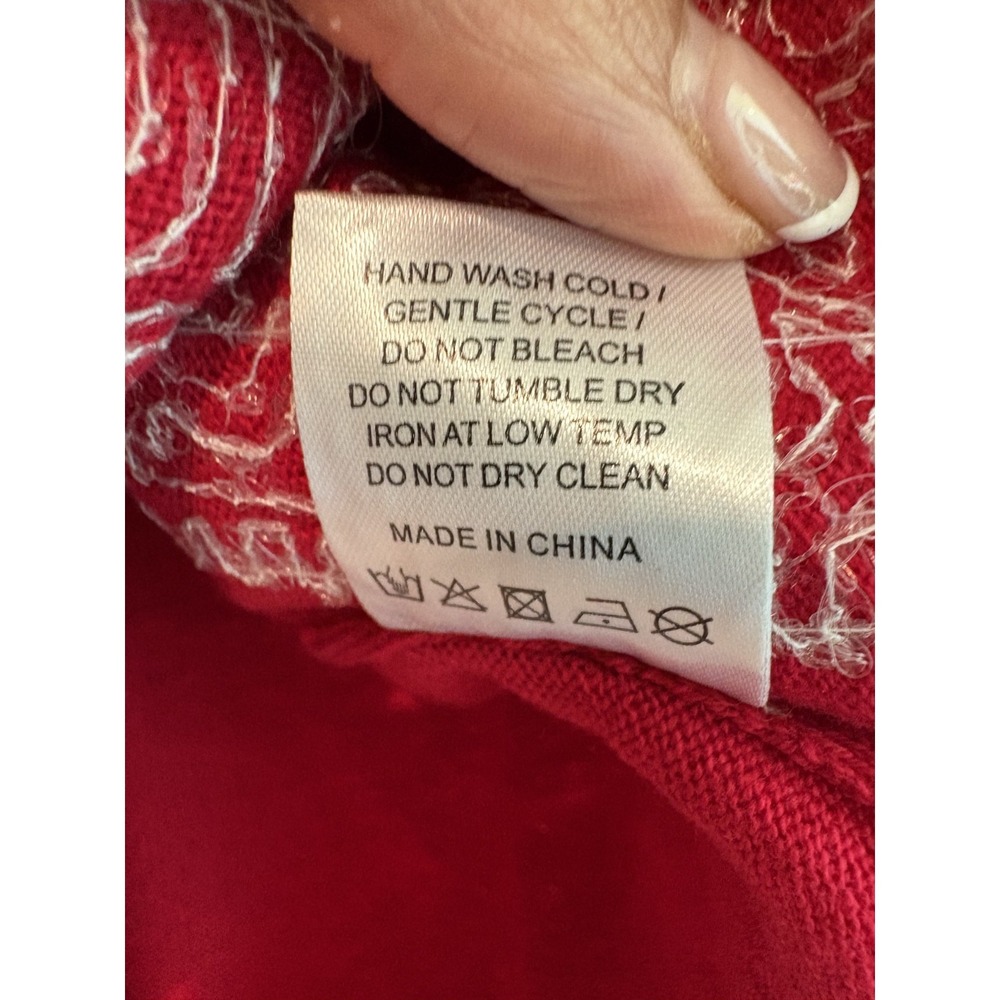 NWT STARKx Georgia Ruby Vest Top Mock Neck Sequin Front Knit Sleeveless Top S - Picture 8 of 10